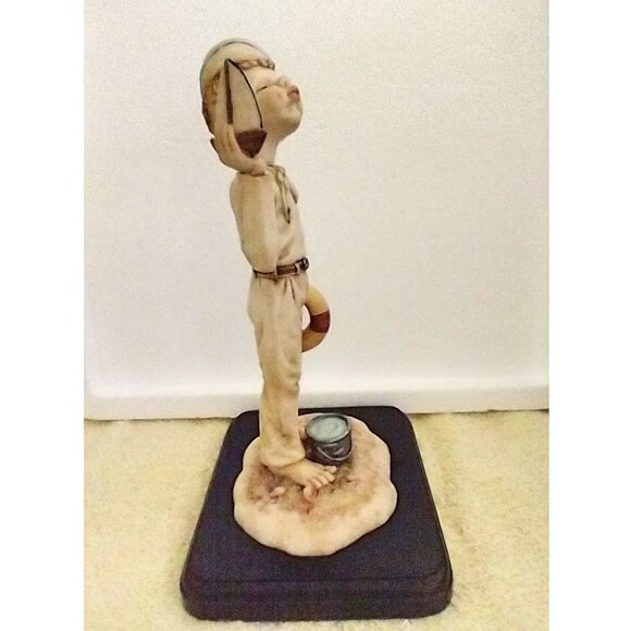 Figurine Boy Sailor Beachcombers Int'l 1999 Whimsical Vintage Resin Statue Art - Picture 7 of 15